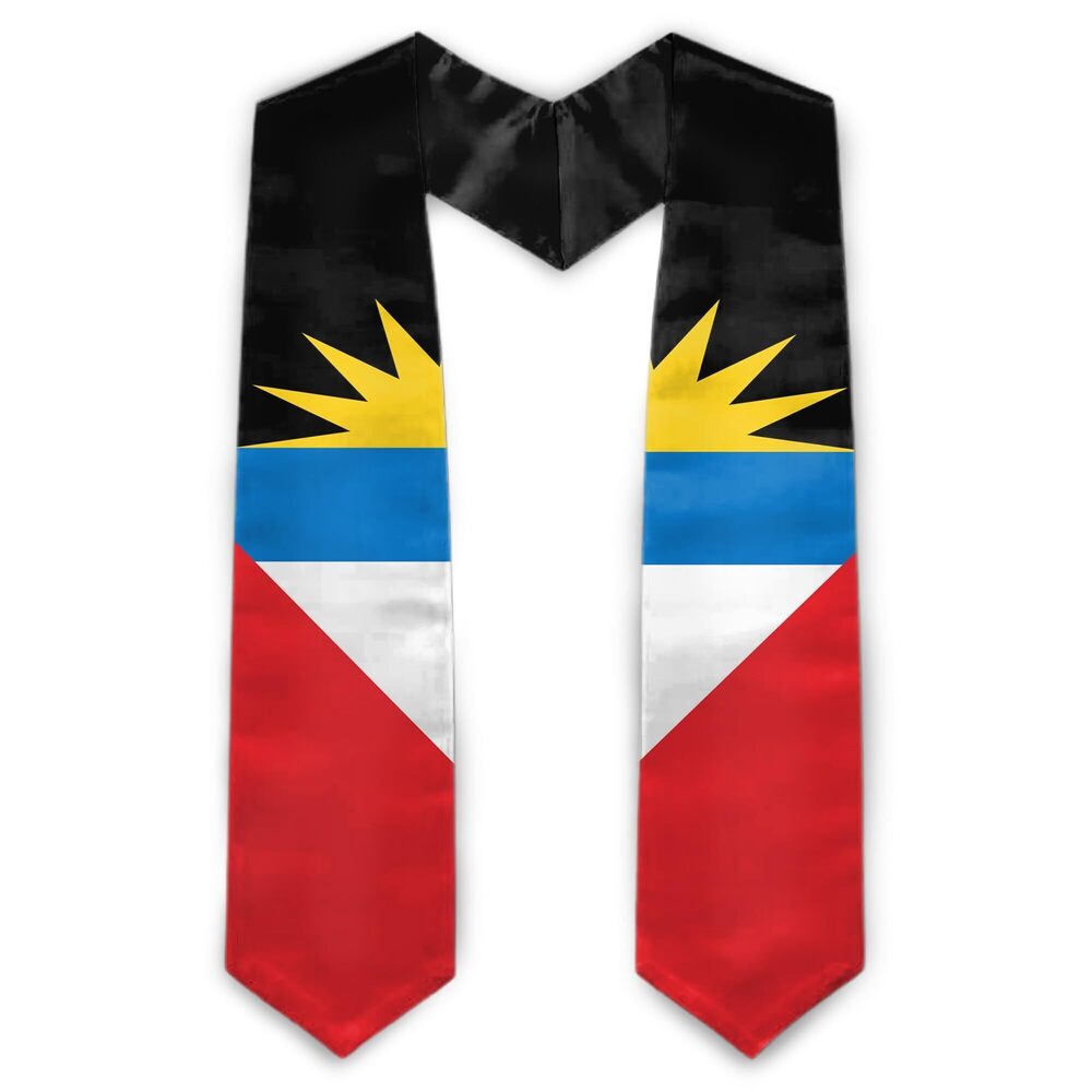 1229 Graduation Stole Class of 2025, Antigua and Barbuda Flag Graduation